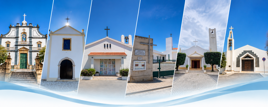 Montagem Panorâmica de Igrejas e Capelas